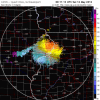 Base Velocity image from Davenport, IA