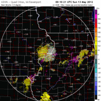 Base Velocity image from Davenport, IA