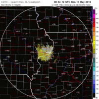 Base Velocity image from Davenport, IA