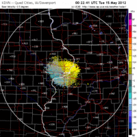 Base Velocity image from Davenport, IA