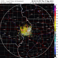 Base Velocity image from Davenport, IA