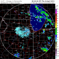 Base Reflectivity image from Chicago, IL