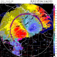 Base Velocity image from Duluth