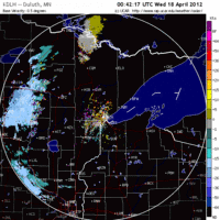 Base Velocity image from Duluth