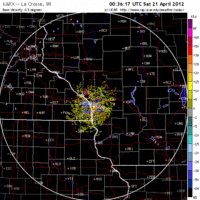 Base Velocity image from La Crosse, WI