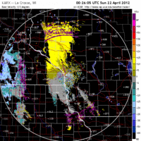 Base Velocity image from La Crosse, WI