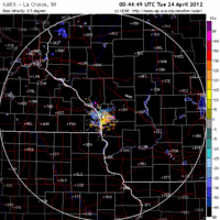 Base Velocity image from La Crosse, WI