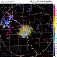 Base Velocity image from La Crosse, WI