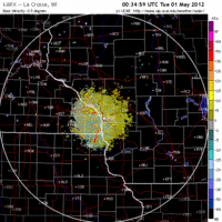 Base Velocity image from La Crosse, WI