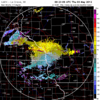 Base Velocity image from La Crosse, WI