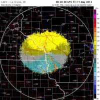 Base Velocity image from La Crosse, WI