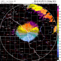 Base Velocity image from La Crosse, WI