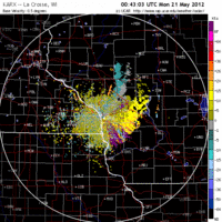 Base Velocity image from La Crosse, WI