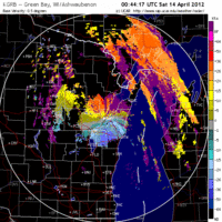 Base Velocity image from Green Bay, WI