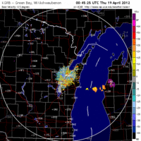 Base Velocity image from Green Bay, WI