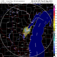 Base Velocity image from Green Bay, WI