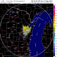 Base Velocity image from Green Bay, WI