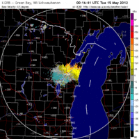 Base Velocity image from Green Bay, WI