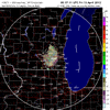 Base Reflectivity image from Milwaukee