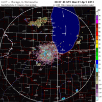 base reflectivity image from chicago, il