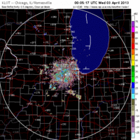 base reflectivity image from chicago, il