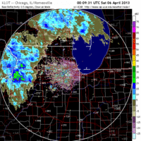 base reflectivity image from chicago, il