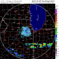 base reflectivity image from chicago, il