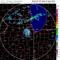 base reflectivity image from chicago, il