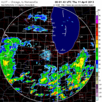 base reflectivity image from chicago, il