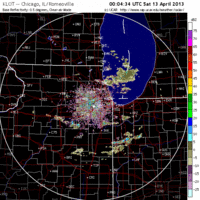 base reflectivity image from chicago, il