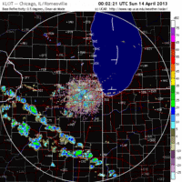 base reflectivity image from chicago, il