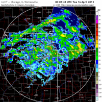 base reflectivity image from chicago, il