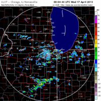 base reflectivity image from chicago, il