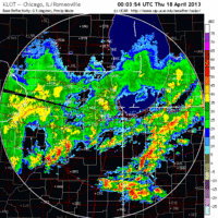 base reflectivity image from chicago, il