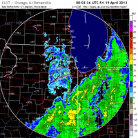 base reflectivity image from chicago, il