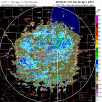 base reflectivity image from chicago, il