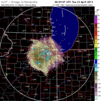 base reflectivity image from chicago, il