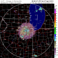 base reflectivity image from chicago, il