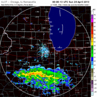 base reflectivity image from chicago, il