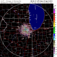 base reflectivity image from chicago, il