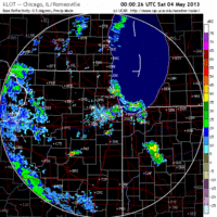 base reflectivity image from chicago, il