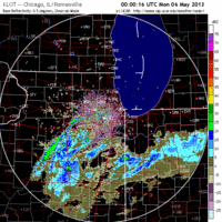 base reflectivity image from chicago, il