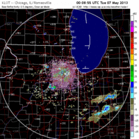 base reflectivity image from chicago, il