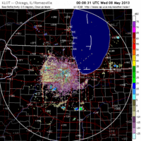 base reflectivity image from chicago, il