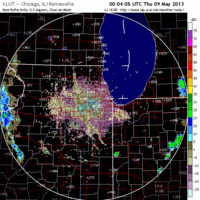 base reflectivity image from chicago, il