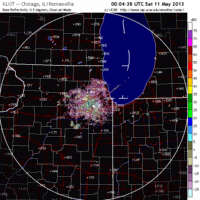 base reflectivity image from chicago, il