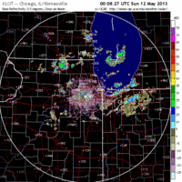 base reflectivity image from chicago, il