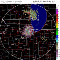 base reflectivity image from chicago, il