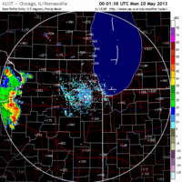 base reflectivity image from chicago, il