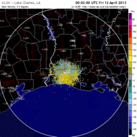 base velocity image from Lake Charles, LA